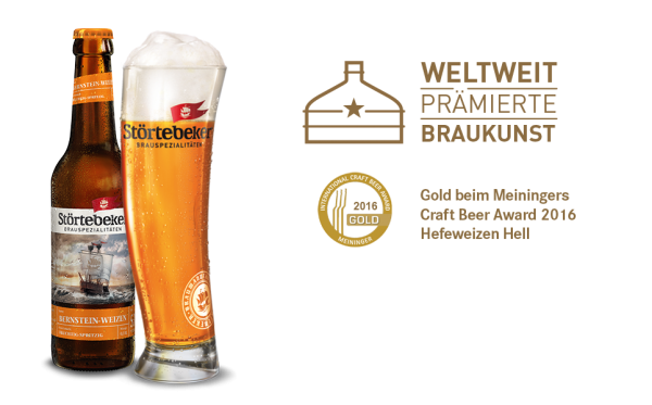 Störtebeker Bio Weizen Bernstein 20x0,5l (+Pfand 3,10€)