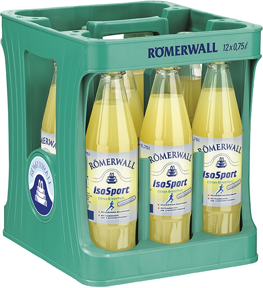 Römerwall IsoSport Citrus-Grapefruit | 12x0,75l PET Mehrweg (+Pfand 3,30€)