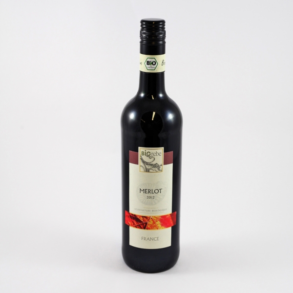 Merlot Bio Rotwein Trocken 0,7L (Frankreich)