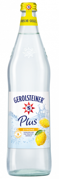 Gerolsteiner Plus Zitrone 6x0,75l GLAS (+Pfand 2,40€)