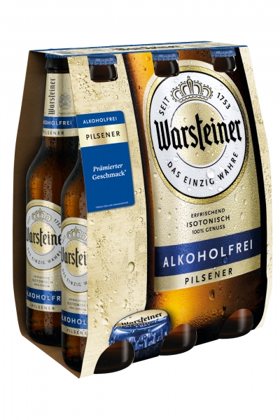 Warsteiner Alkoholfrei 6x0,33l (+ Pfand 0,48€)