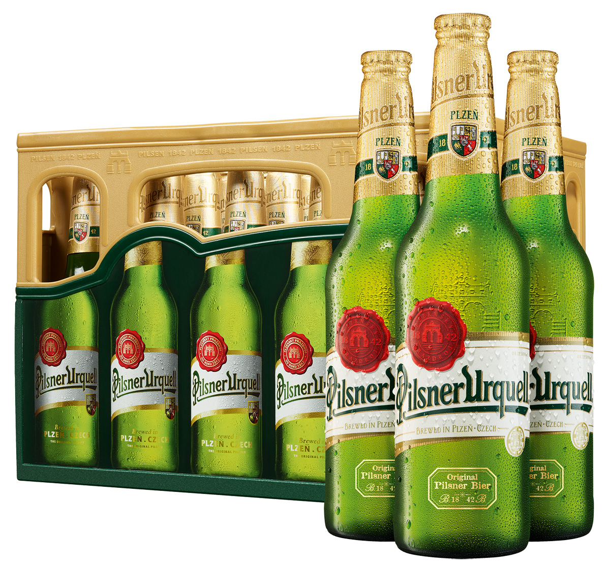 Pilsner Urquell 20x0,5l (+Pfand 3,10€) Bier Produkte Getränke Taxi