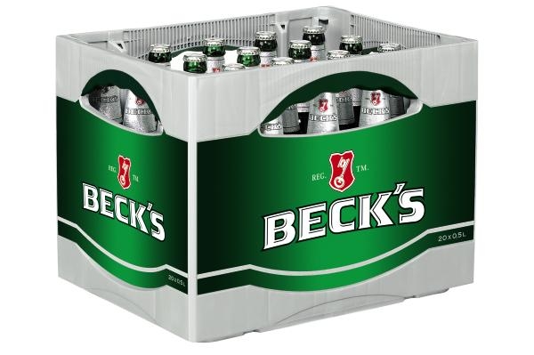 Becks Pilsener 20x0,5l (+Pfand 3,10€)