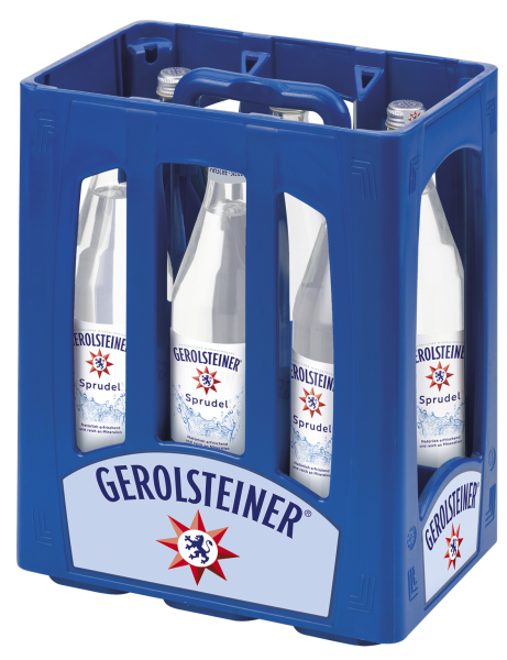 Gerolsteiner Sprudel 6x1l Glas (+Pfand 2,40€)