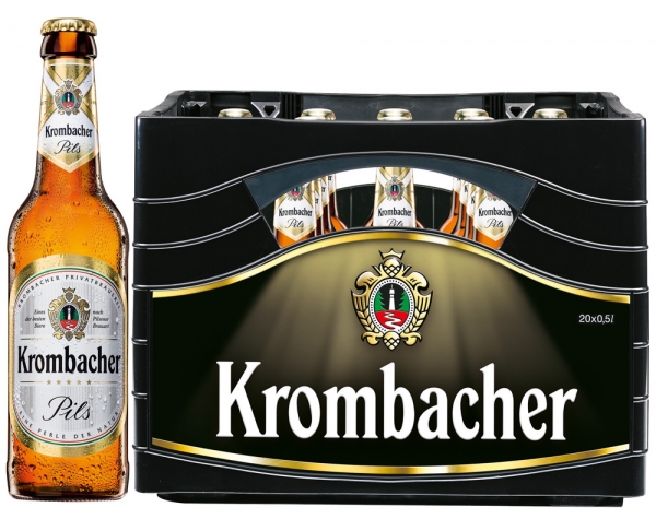 Krombacher Pils 20x0,5l (+Pfand 3,10€)