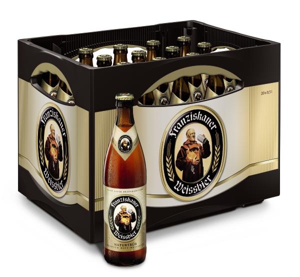 Franziskaner Weizen Hell 20x0,5l (+Pfand 3,10€)