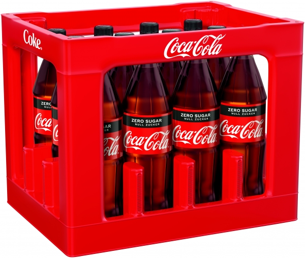 Coca Cola Zero 12x1l PET (+Pfand 3,30€)
