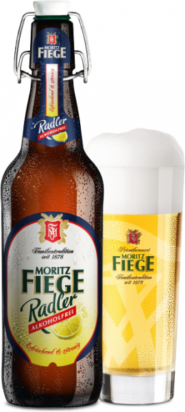 Moritz Fiege Radler alkoholfrei 20x0,5l Bügel (+Pfand 4,50€)