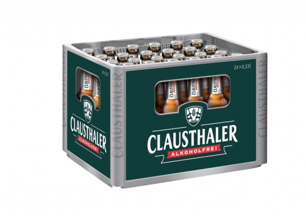 Clausthaler Alkoholfrei 24x0,33l (+Pfand 3,42€)