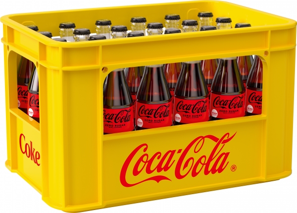Coca Cola Zero 24x0,33l Glas (+Pfand 5,10€)
