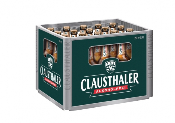 Clausthaler Alkoholfrei Herb 20x0,5l (+Pfand 3,10€)