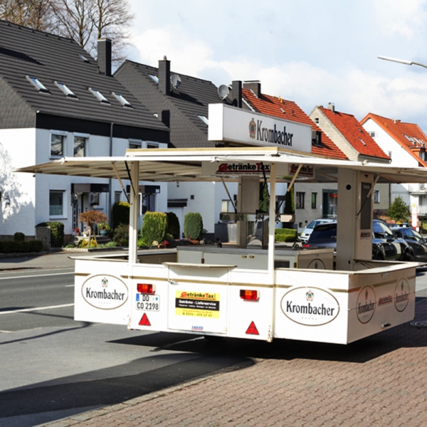 Bierwagen Krombacher - zur Miete