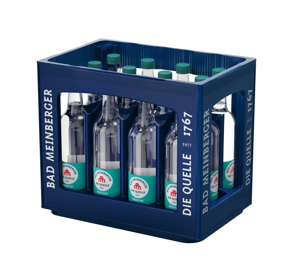 Bad Meinberger Medium 12x0,75l Glas (+Pfand 3,30€)