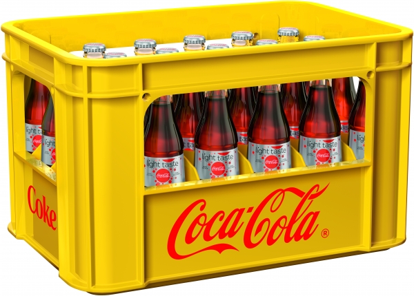 Coca Cola light 24x0.33l Glas (+Pfand 5,10€) Cola