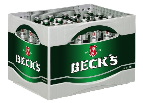 Becks Pilsener 24x0,33l (+Pfand 3,42€)