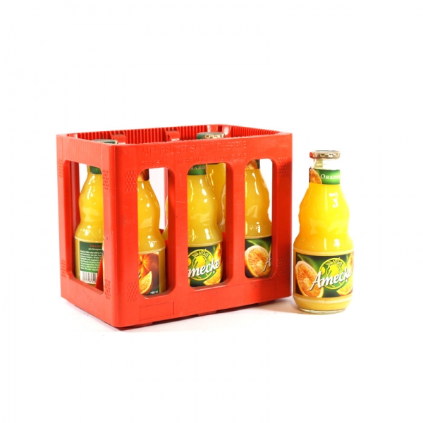 Ameckes Orangensaft 6x0.75l Glas (+Pfand 2,40€)