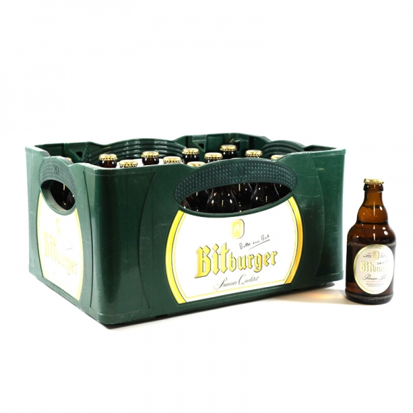 Bitburger Pils Stubbi 20x0,33l (+3,10€ Pfand)