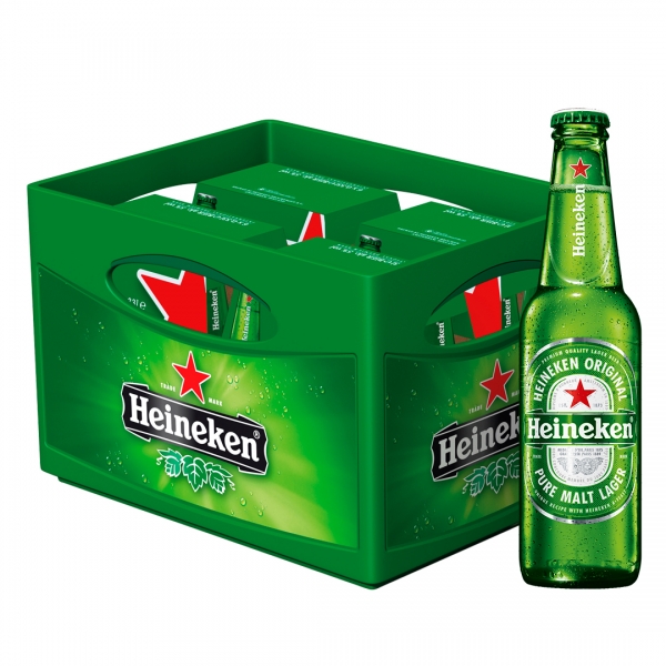 Heineken 24x0,33l (+3,42€ Pfand)