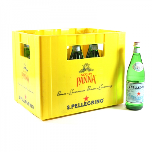 San Pellegrino 12x0,75l Glas (+3,90€ Pfand)