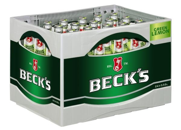 Becks Green Lemon 24x0,33l (+Pfand 3,42€)