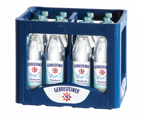 Gerolsteiner Medium 12x0,75l Glas (+Pfand 3,30€)