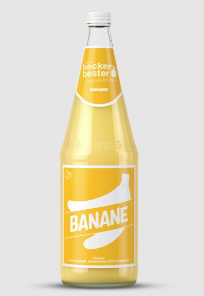 becker`s bester Banane 6x1l Glas (+Pfand 2,40€)