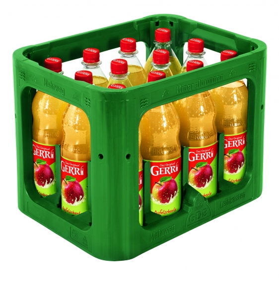 Gerri Apfelschorle 12x1l PET (+Pfand 3,30€)