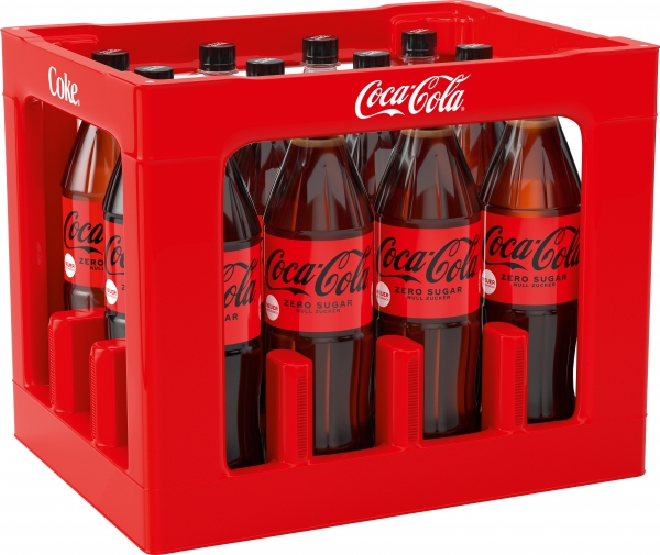 Coca Cola Zero 12x1l PET (+Pfand 3,30€)